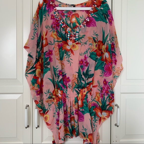 Victoria Secret Floral Swim Dress and Coverup - Picture 1 of 4